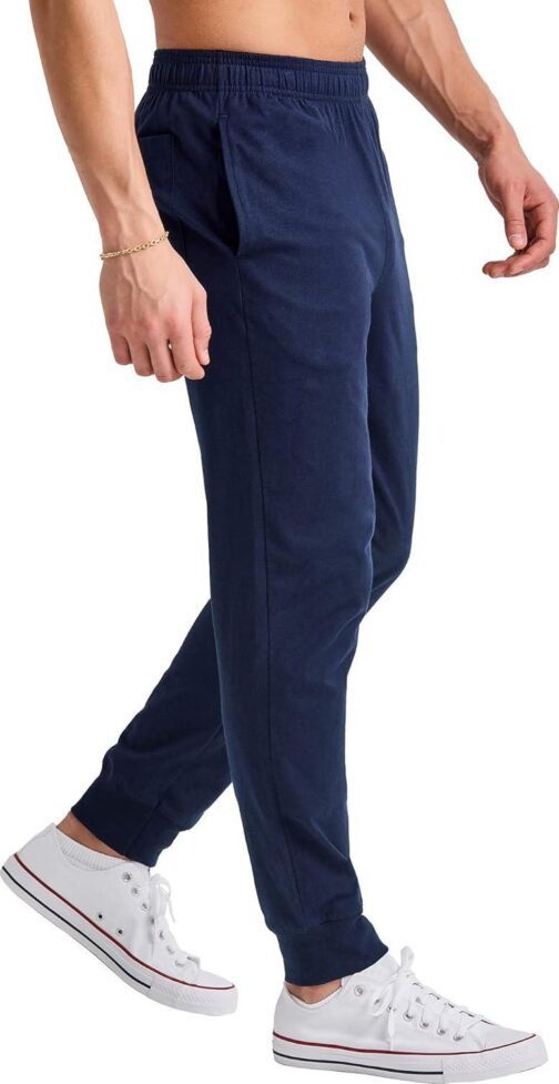 Hanes Originals Cotton Joggers, Jersey Sweatpants for Men with Pockets, 30  Inseam - Image 3