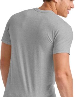 Hanes mens Originals Lightweight Tri-Blend Crewneck T-Shirts
