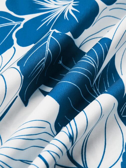 Hardaddy Mens Hawaiian Shirt Palm Leaf Tropical Floral Shirt Short Sleeve Button Down Shirts Summer Beach Camp Collar - Image 5
