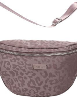 Haytijoe Bum Bag Plus Size Fanny Pack for Women Fashion Waist Pack Travel Crossbody Bags Belt Bag(02-Leopard grey)