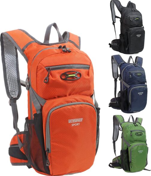 Hiking Daypack Waterproof Biking Backpack 15L Lightweight Durable Backpack for Ski Snowboarding Running MTB Cycling
