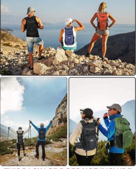 Hiking Daypack Waterproof Biking Backpack 15L Lightweight Durable Backpack for Ski Snowboarding Running MTB Cycling