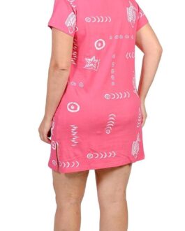INGEAR Beach Summer Shift Dress Short Cotton Tee Dress Cover up