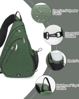 INOXTO Sling Bag, Multipurpose Crossbody Shoulder Bag for Men and Women