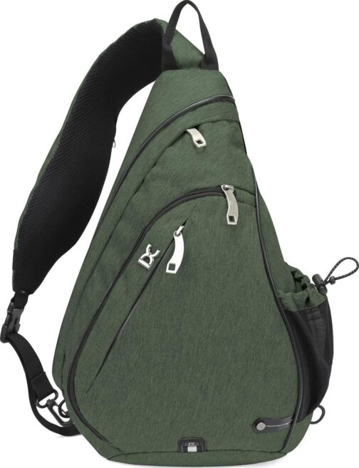 INOXTO Sling Bag, Multipurpose Crossbody Shoulder Bag for Men and Women