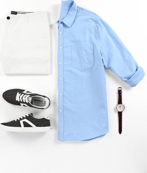 JMIERR Mens Cotton Linen Casual Stylish Button Down Shirt Long Sleeve Dress Shirts - Image 8