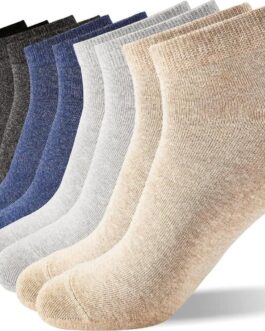 J-BOX Mens Multi-Pack Cotton Socks Ankle Thin Breathable Summer Comfort Low Cut Socks