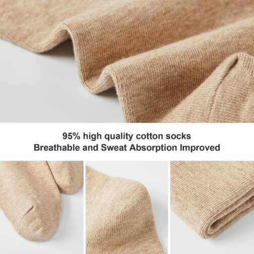 J-BOX Mens Multi-Pack Cotton Socks Ankle Thin Breathable Summer Comfort Low Cut Socks - Image 4