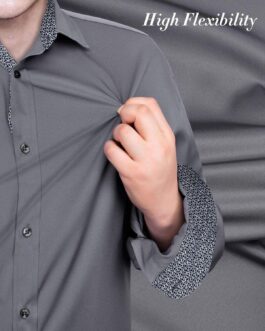 J.VER Men’s Casual Long Sleeve Stretch Dress Shirt Wrinkle-Free Regular Fit Button Down Shirts