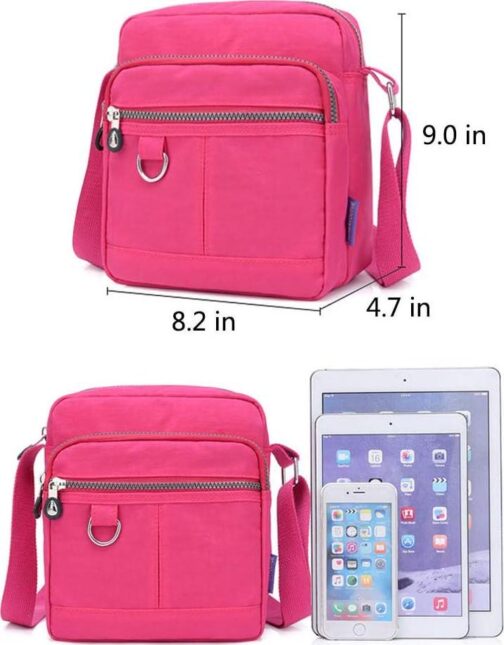 KARRESLY Casual Nylon Purse Handbag Crossbody Bag Waterproof Shoulder Bag for Women - Image 6