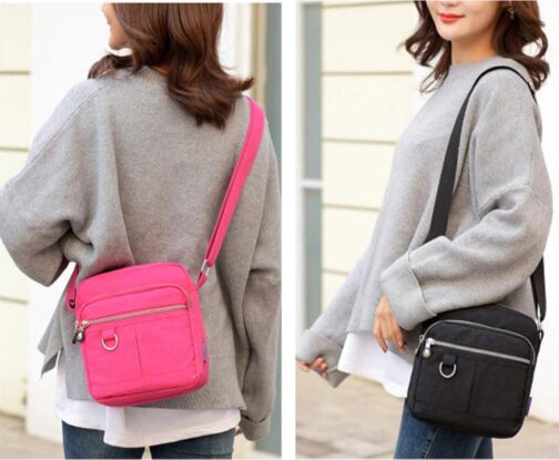 KARRESLY Casual Nylon Purse Handbag Crossbody Bag Waterproof Shoulder Bag for Women - Image 7
