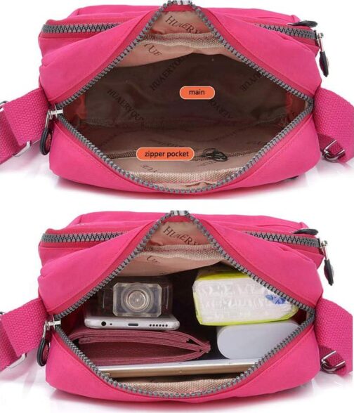 KARRESLY Casual Nylon Purse Handbag Crossbody Bag Waterproof Shoulder Bag for Women - Image 4