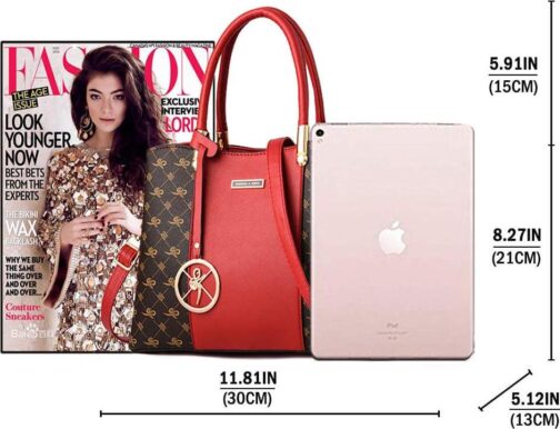 KURGOOL Women Purses and Handbags Top Handle Satchel Shoulder Bags Messenger Tote Bag for Ladie - Image 4