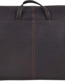 Kenneth Cole REACTION Risky Business Messenger Full-Grain Colombian Leather Crossbody Laptop Case and Tablet Day Bag