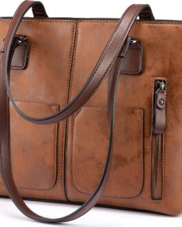 LOVEVOOK Purses Tote Bag for Women, Handbags Large Shoulder Bag, Leather Work Bags with Multi-Pockets, Designer Hobo Satchel