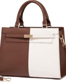 LOVEVOOK Purses and Handbags for Women PU Leather Multiple Pockets Satchel Shoulder Bags Top Handle Tote Bag for Ladies