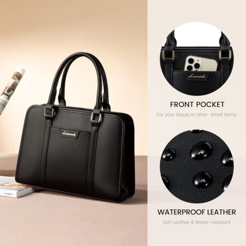 LOVEVOOK Purses and Handbags for Women, PU Leather Tote Top Handle Satchel Shoulder Bags for Shopping, Work, Date - Image 4