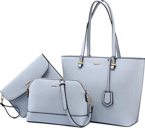 LOVEVOOK Purses for Women Fashion Handbag Set Tote Bags Shoulder Bag Top Handle Satchel Bags