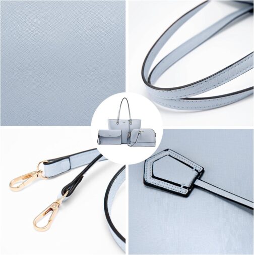 LOVEVOOK Purses for Women Fashion Handbag Set Tote Bags Shoulder Bag Top Handle Satchel Bags - Image 8