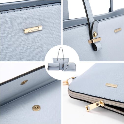 LOVEVOOK Purses for Women Fashion Handbag Set Tote Bags Shoulder Bag Top Handle Satchel Bags - Image 7