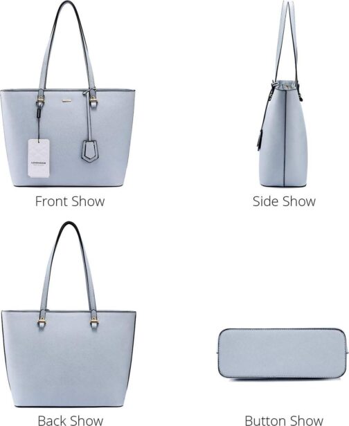 LOVEVOOK Purses for Women Fashion Handbag Set Tote Bags Shoulder Bag Top Handle Satchel Bags - Image 9
