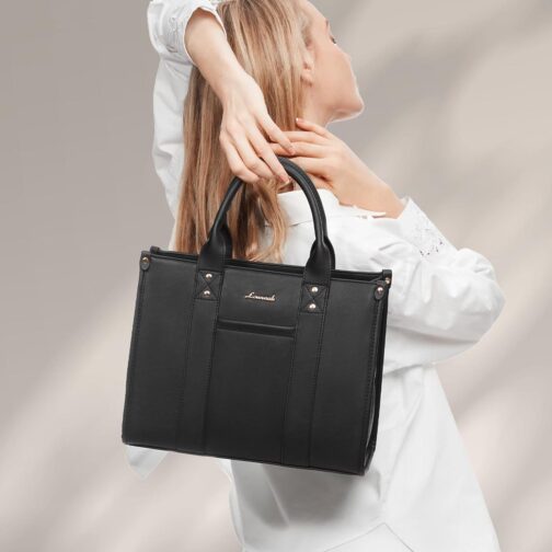 LOVEVOOK Tote Bag for Women Tote Purse and Handbags, Satchel Shoulder Crossbody Top Handle Bags with Zipper - Image 5