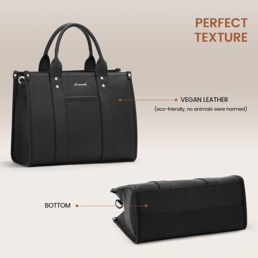 LOVEVOOK Tote Bag for Women Tote Purse and Handbags, Satchel Shoulder Crossbody Top Handle Bags with Zipper - Image 6