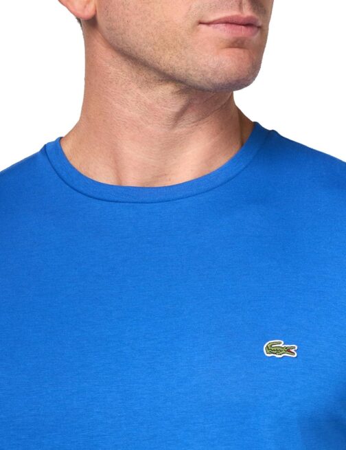 Lacoste Mens Short Sleeve Crew Neck Pima Cotton Jersey T-Shirt - Image 2
