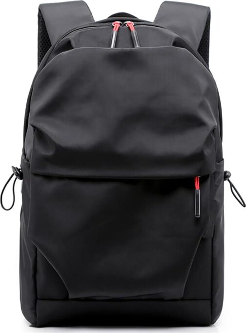 Laptop Backpack for Men Women Waterproof Black College Backpacks Lightweight Travel Rucksack Middle School Bag For Girls Boys (Black)
