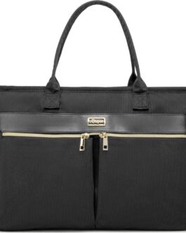 Laptop Tote Bag, Computer Organizer Teacher Bag with 15.6” Padded Laptop Sleeve