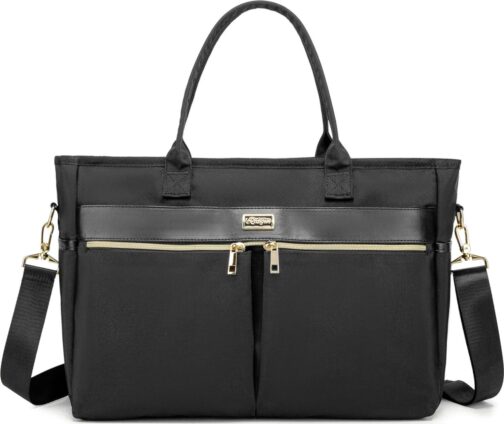 Laptop Tote Bag, Computer Organizer Teacher Bag with 15.6'' Padded Laptop Sleeve