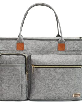 Laptop Tote Bag, Middle Size Computer Messenger Teacher Bag with 15.6” Padded Laptop Sleeve