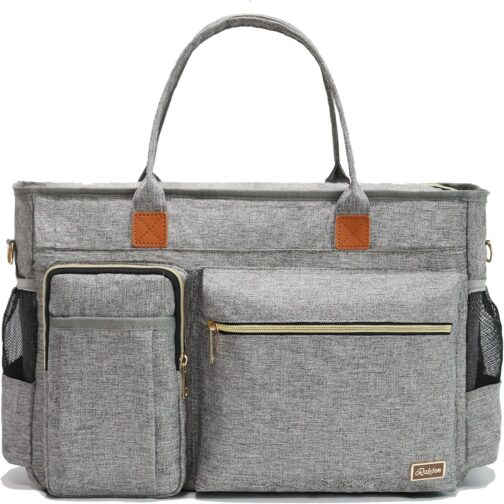 Laptop Tote Bag, Middle Size Computer Messenger Teacher Bag with 15.6'' Padded Laptop Sleeve
