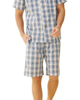 Latuza Men’s Cotton Woven Short Sleepwear Pajama Set