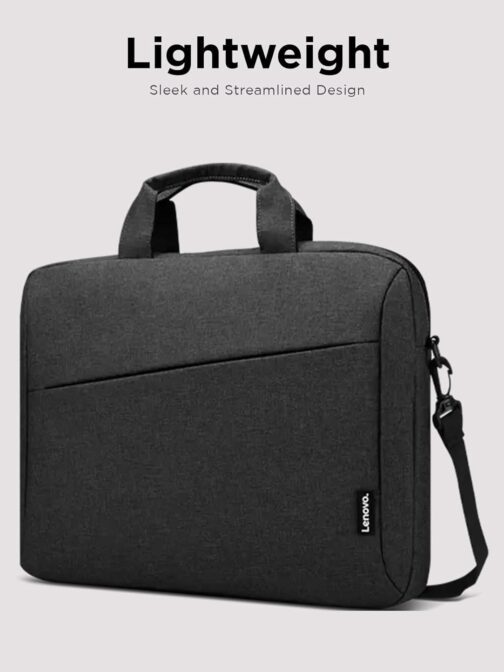 Lenovo Laptop Bag T210, Messenger Shoulder Bag for Laptop or Tablet, Sleek, Durable and Water-Repellent Fabric - Image 4