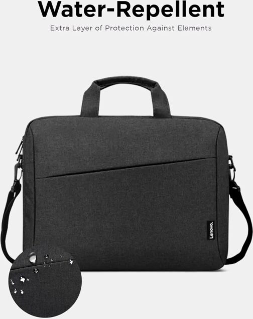 Lenovo Laptop Bag T210, Messenger Shoulder Bag for Laptop or Tablet, Sleek, Durable and Water-Repellent Fabric - Image 5