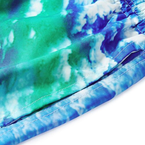 Loveternal Mens Swim Trunks Quick Dry Printed Beach Shorts Summer Boardshorts with Mesh Lining - Image 5