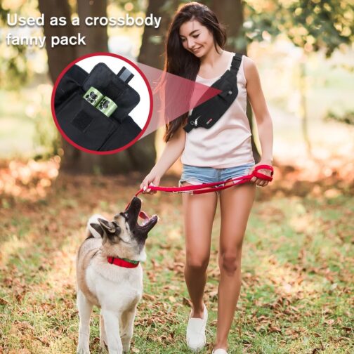 MAXTOP Large Crossbody Fanny Pack Running Travel Belts for Women Men,Water Resistant Belt Bag for Fitness Yoga Jogging Hiking Dog Waliking,Running Accessories Waist Pack Passport Bag Fits All Phones - Image 2