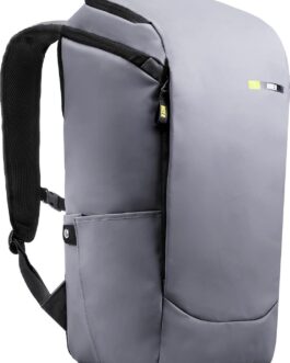 MIER Water Resistant Travel Backpack for Men Women, Carry On Commuter Back Pack Casual Daypack with Multiple Pockets for Work Hiking Outdoors (25L, Grey)