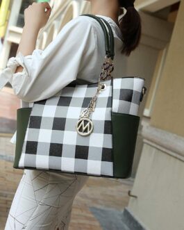 MKF Collection Tote Bag for Women, Handbag Set with Wallet-Top-Handle- Vegan Leather Purse