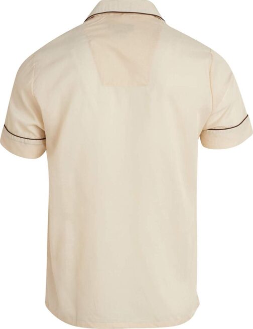 Men's 2-Piece Pajama Set with Short Sleeve Shirt and Long Pants - Image 3
