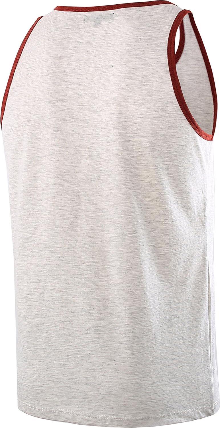 Men's Vintage Slim Fit Short/Long Raglan Sleeve Sleeveless Soft Cotton Blend Workout Baseball T-Shirts - Image 4