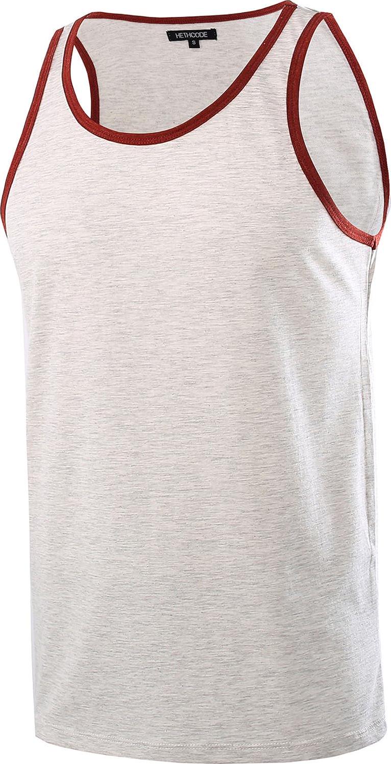 Men's Vintage Slim Fit Short/Long Raglan Sleeve Sleeveless Soft Cotton Blend Workout Baseball T-Shirts - Image 3