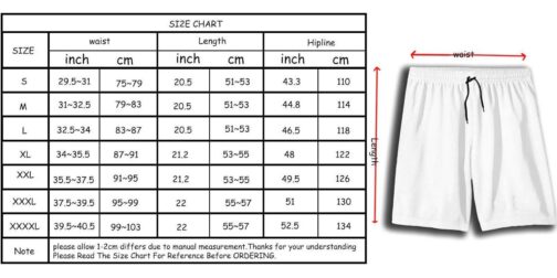 Mens Swim Trunks, Quick Dry Summer Board Beach Shorts with Mesh Lining and Pockets - Image 4
