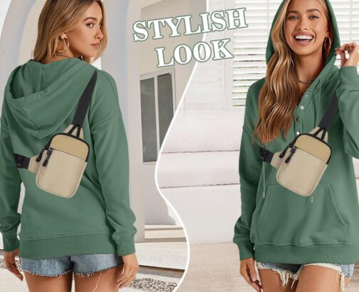 Mini Sling Bag Men Women Small Crossbody Bag Waterproof Phone Chest Bag Fanny Packs Personal Pocket Bag Hiking Backpack - Image 2