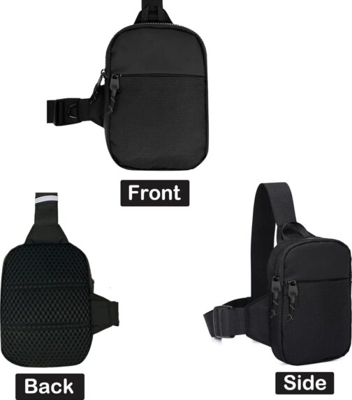 Mini Sling Bag Men Women Small Crossbody Bag Waterproof Phone Chest Bag Fanny Packs Personal Pocket Bag Hiking Backpack - Image 7