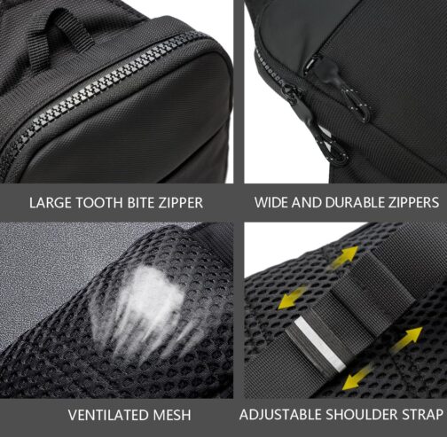 Mini Sling Bag for Men and Women, Small Crossbody Bag Trendy, Casual Waterproof Phone Chest Bag for Travel - Image 5