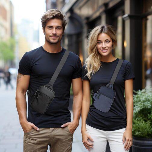 Mini Sling Bag for Men and Women, Small Crossbody Bag Trendy, Casual Waterproof Phone Chest Bag for Travel - Image 6