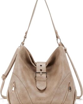 Missnine Hobo Bags for Women Vegan Leather Shoulder Tote Purses and Handbags Large Trendy Crossbody Bag