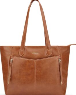 Missnine Tote Bag for Women with Zipper, Leather Purse and Handbags, Ladies Top-handle Shoulder Bags for Work, Casual, Travel